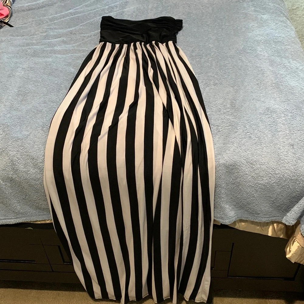 Long strapless dress size small - Picture 1 of 3